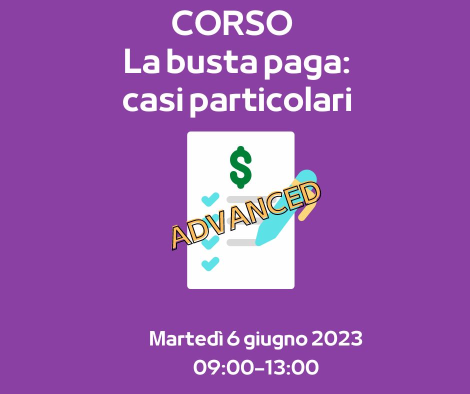 La busta paga casi particolari